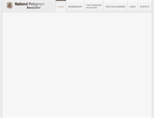 Tablet Screenshot of nationalpolygraph.org